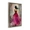 Stupell Industries After Midnight Girl in Gown Floating Frame, design by Annabelle Hall
